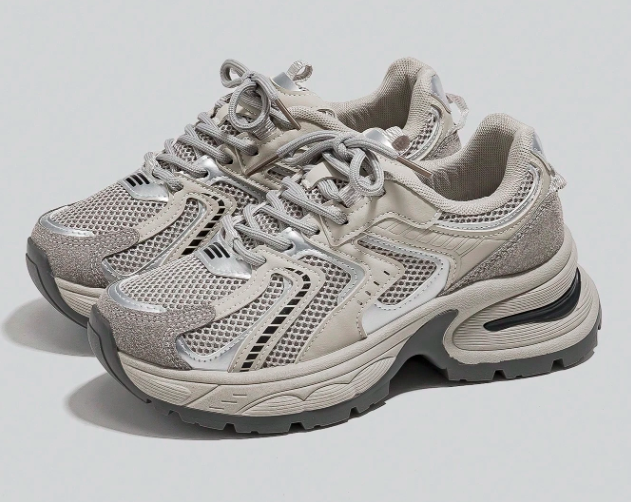 👟✨Sneakers Grises Alan Vincent | Estilo Urbano + Altura