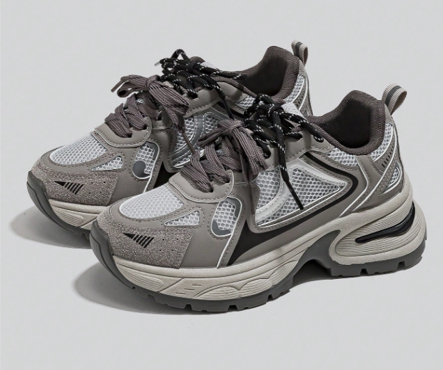 👟✨Sneakers Grises Alan Vincent | Estilo Urbano + Altura